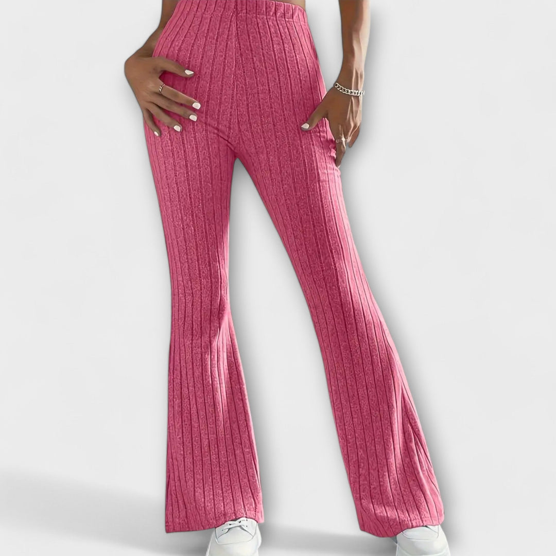 Filomena™ | Pantaloni svasati con struttura fine