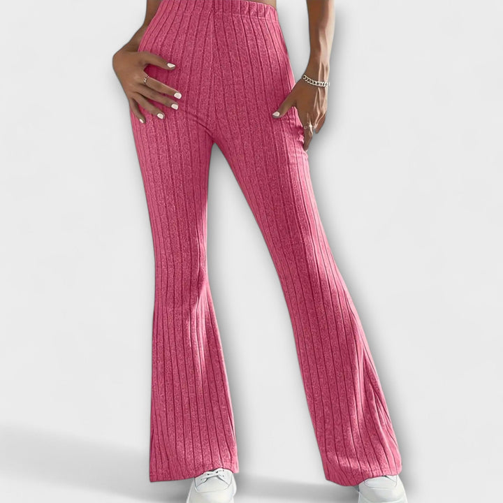 Filomena™ | Pantaloni svasati con struttura fine