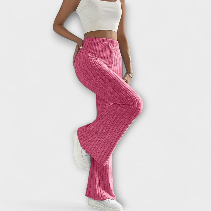 Filomena™ | Pantaloni svasati con struttura fine