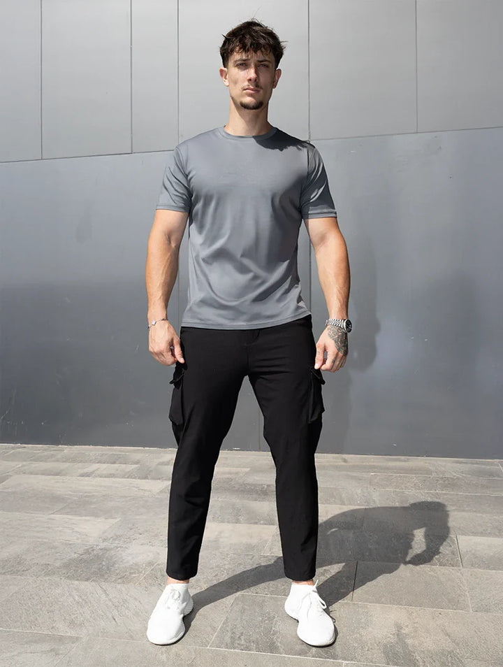 Emanuele™ | T-Shirt Evano - Grigio Scuro