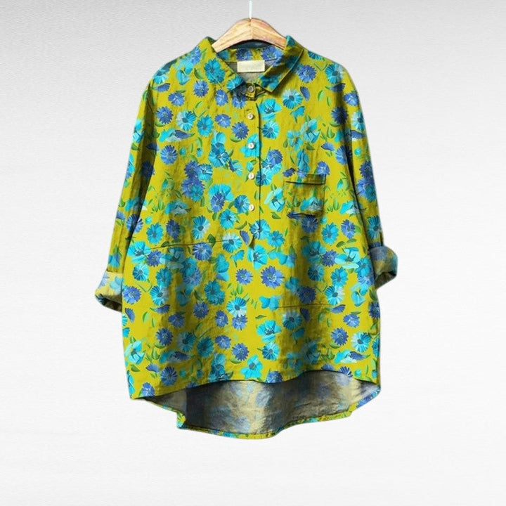 Paola™ | Blusa Estiva Elegante in Lino