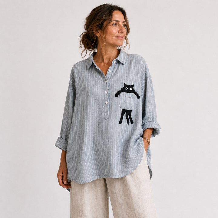 Sabrina™ | Elegante Blusa Estiva in Lino