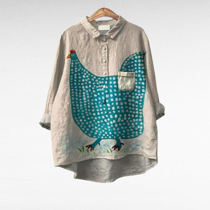 Clarissa™ | Camicia Estiva in Lino Elegante
