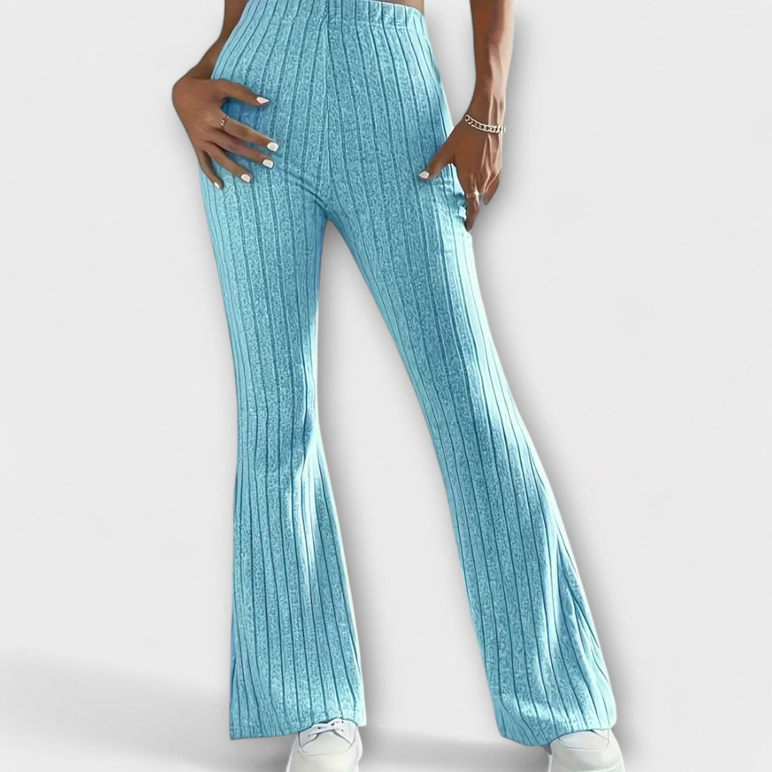 Filomena™ | Pantaloni svasati con struttura fine