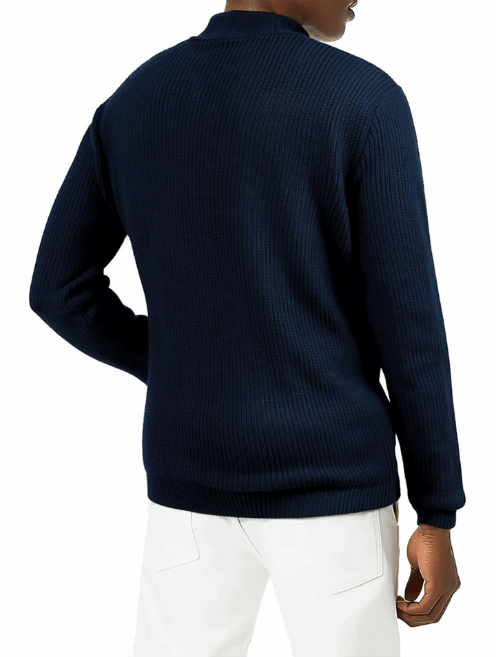 Aldo™ | Maglione Valerio Zip Knit - Blu Navy