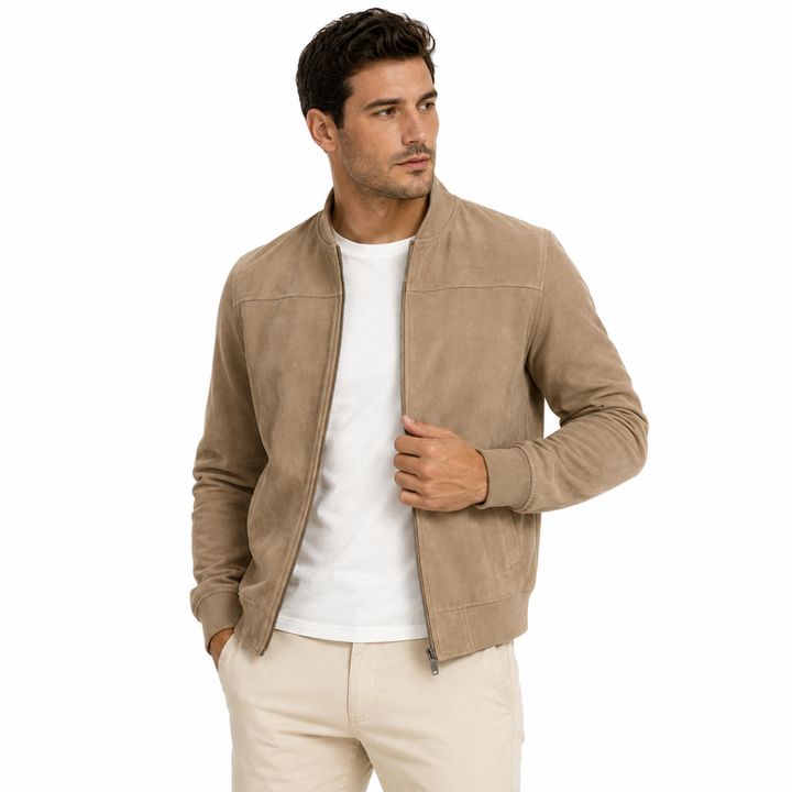 Bruno™ | Giacca Bomber in Camoscio