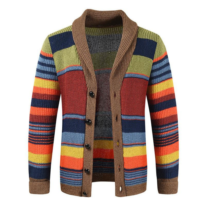 Cesare™ | Cardigan a righe retrò