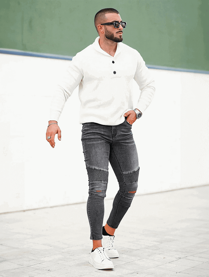 Mattia™ | Jeans Riptide Denim - Grigio