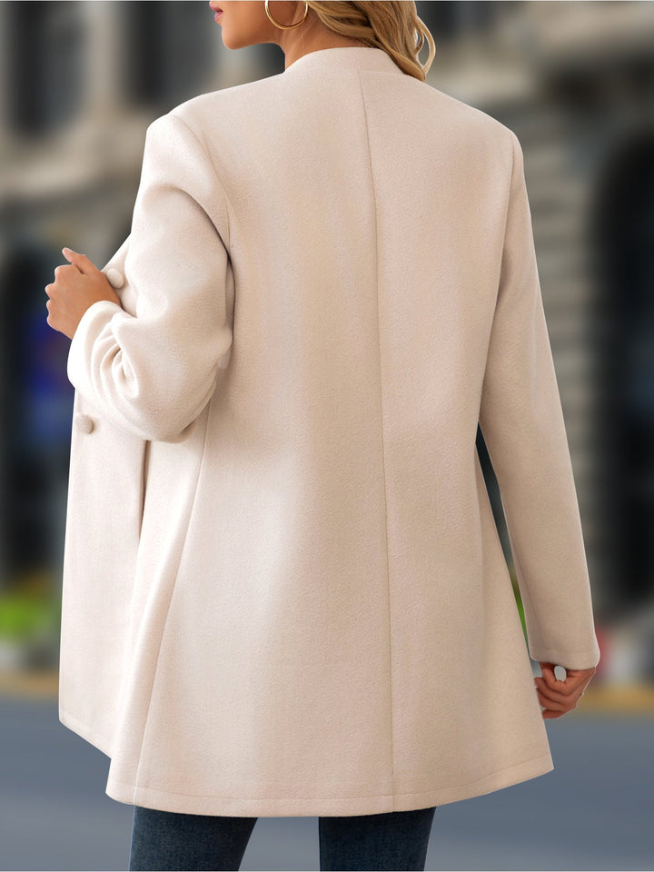 Nicoletta™ | Cappotto Elegante a Collo Alto