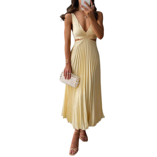 Zaira™ | Abito Plissé Elegante