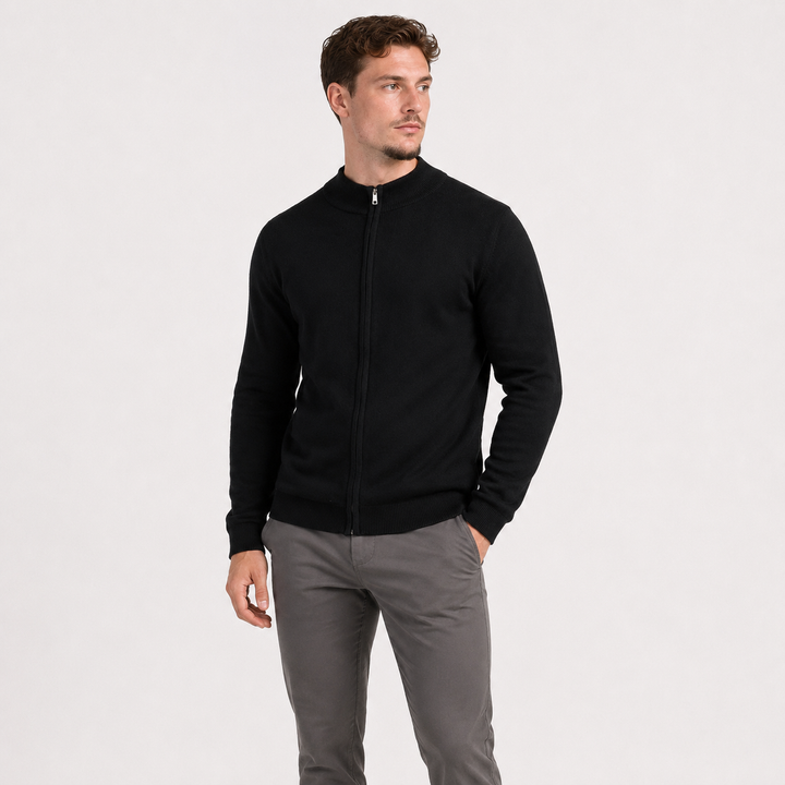 Parma™ | Maglione Zip Apollo Nero