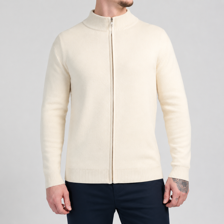 Amalfi™ | Maglione Apollo Zip Beige