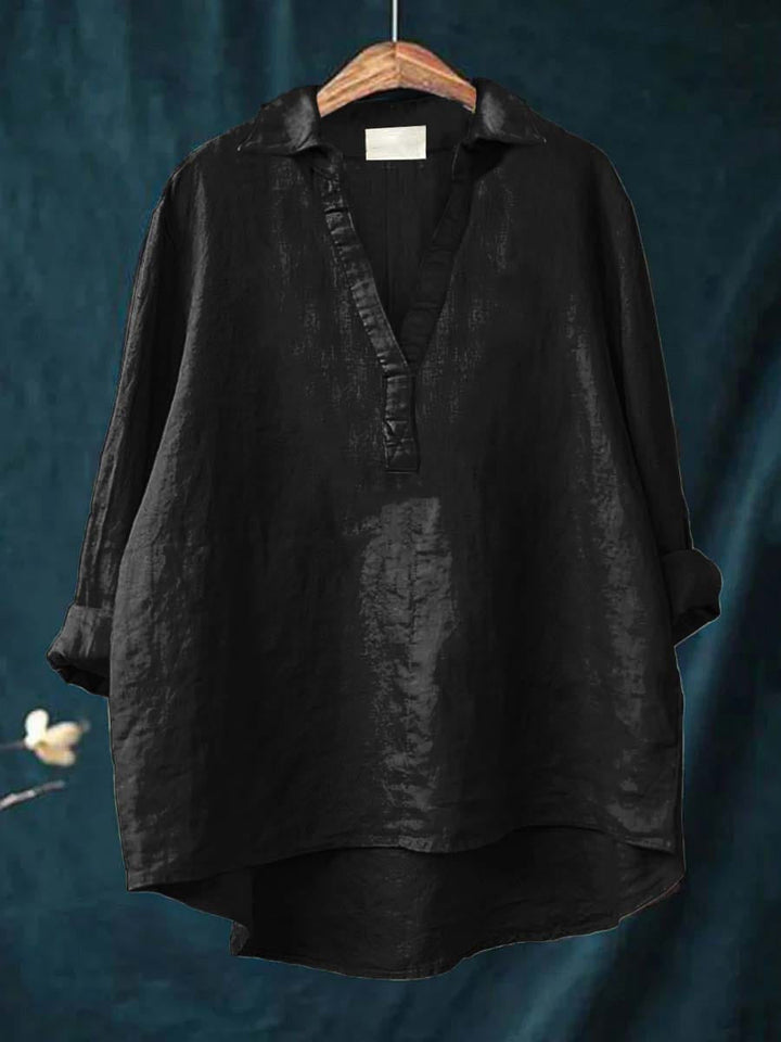 Gemma™ | Elegante Blusa Estiva in Lino