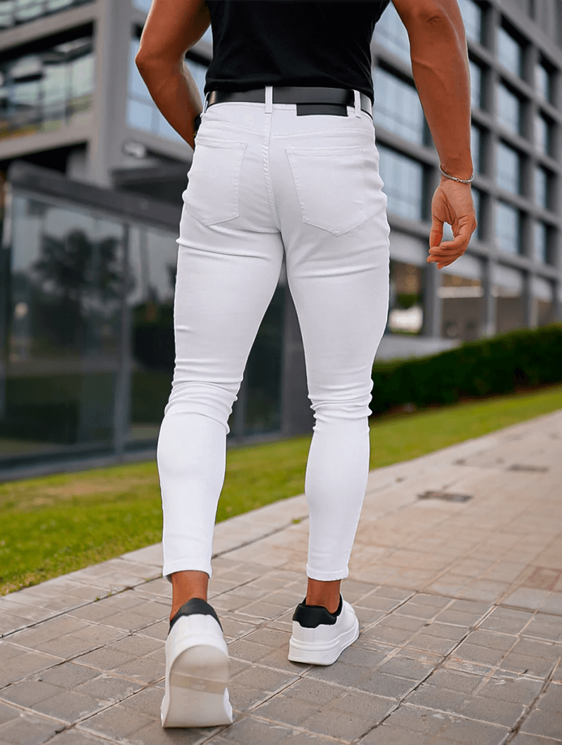 Michele™ | Jeans Strappati Vega - Bianco