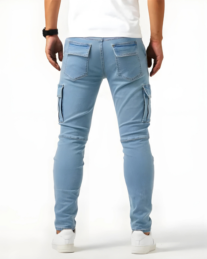 Stefano™  – Pantaloni cargo elasticizzati su misura