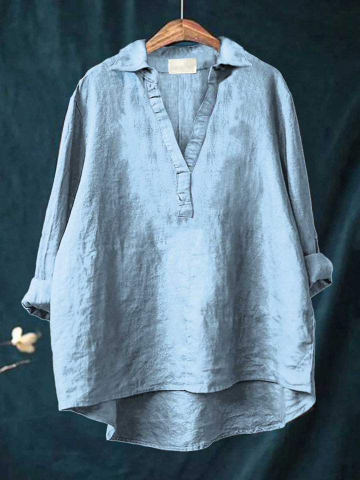 Gemma™ | Elegante Blusa Estiva in Lino