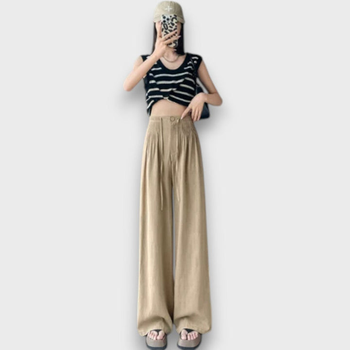 Brunella™ | Pantaloni in Lino Leggeri