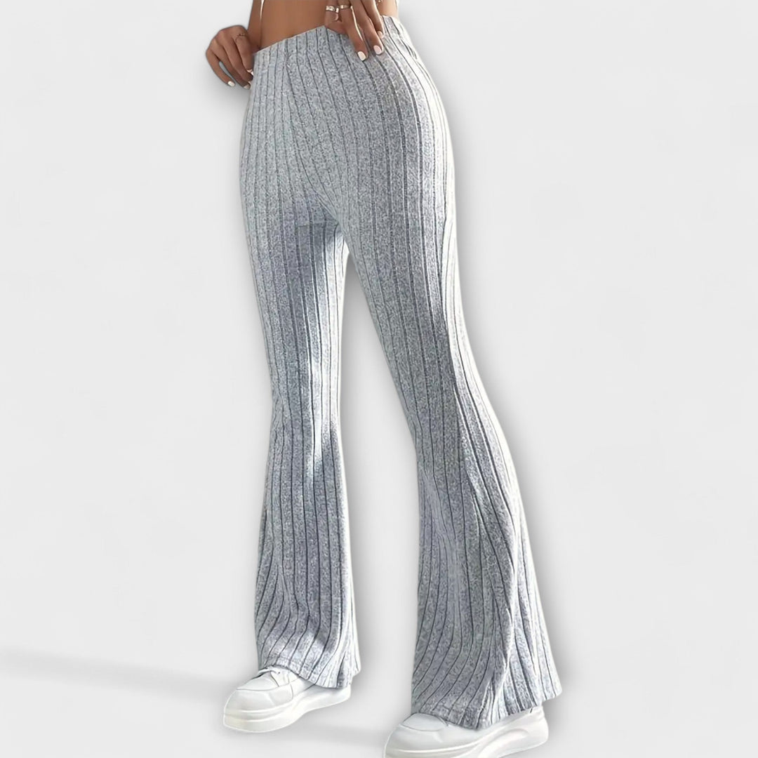 Filomena™ | Pantaloni svasati con struttura fine