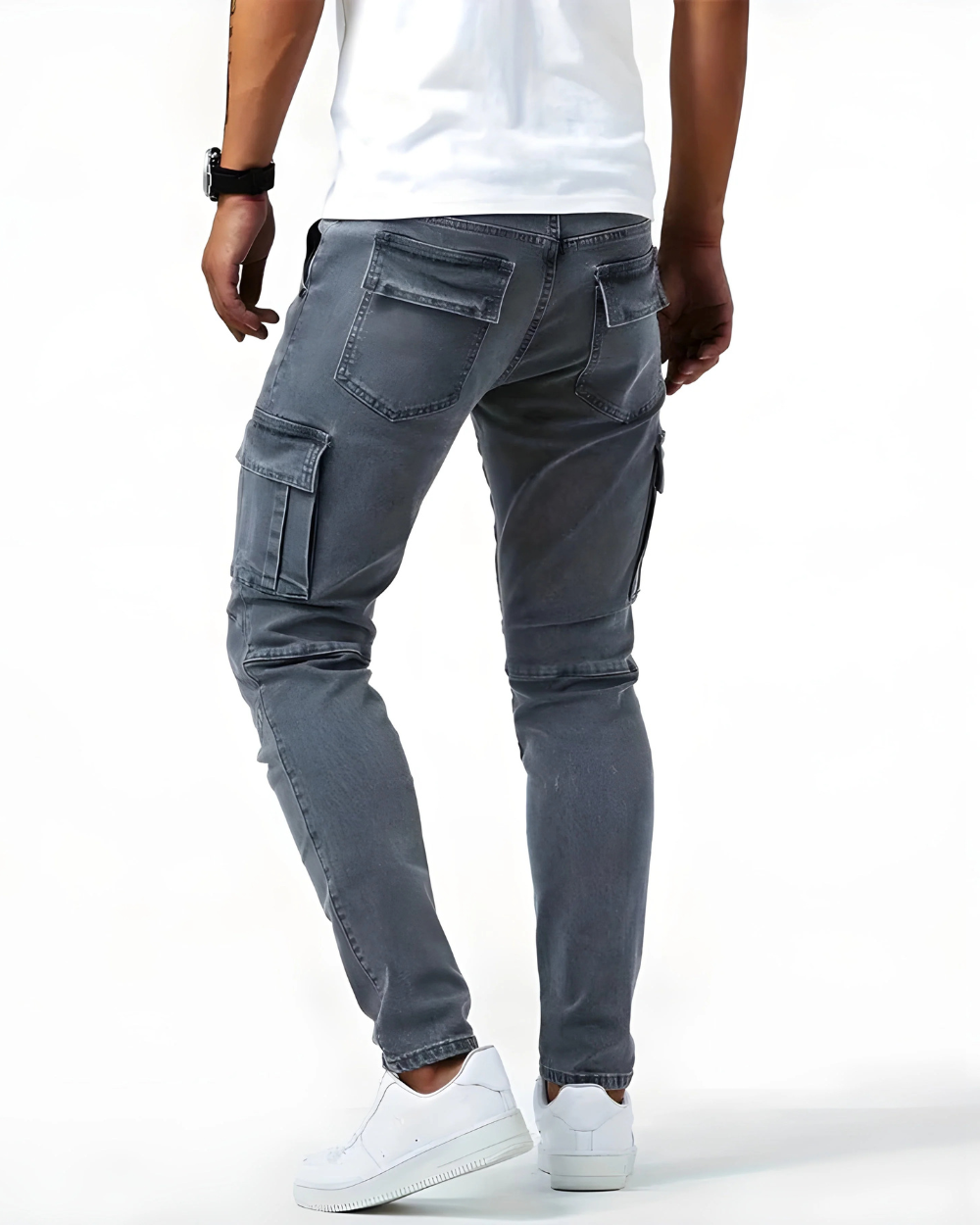 Stefano™  – Pantaloni cargo elasticizzati su misura