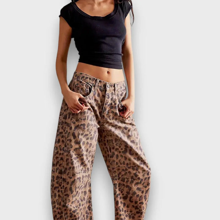 Zita™ | Pantaloni con stampa animale