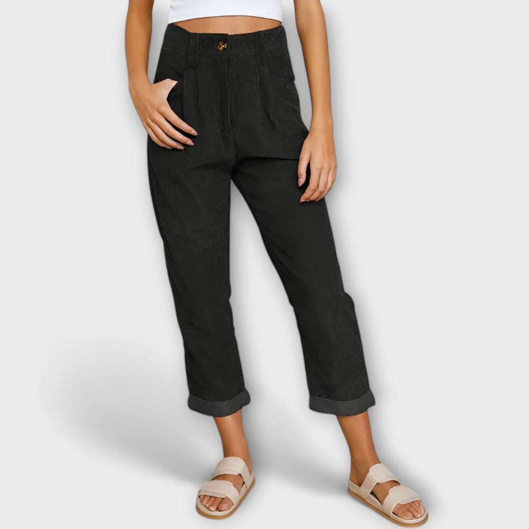 Noemi™ | Pantaloni di velluto moderni