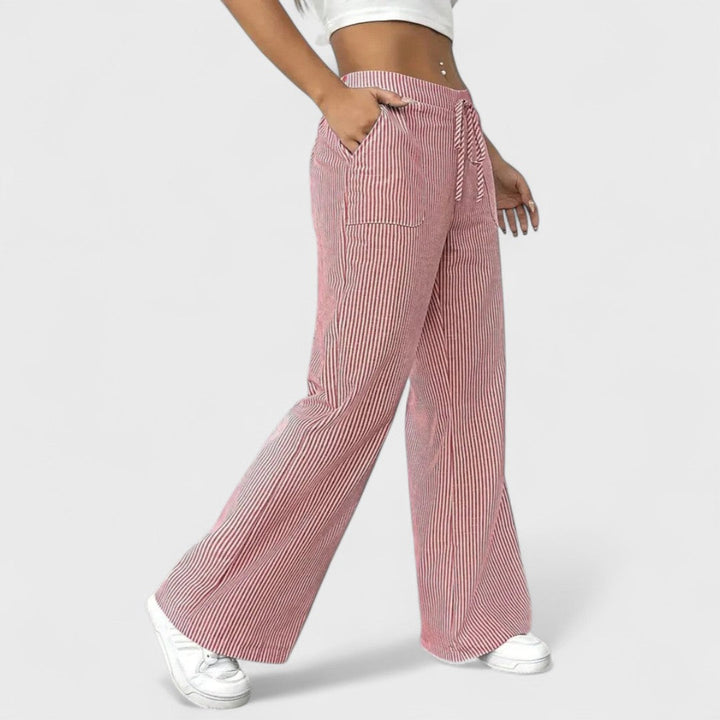 Margherita™ | Comodi pantaloni larghi con dettagli eleganti