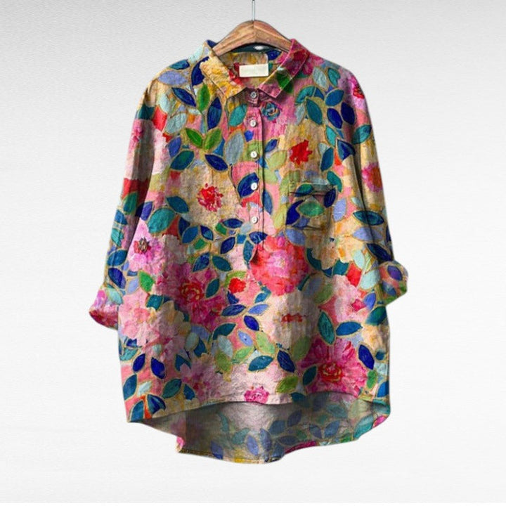 Mariangela™ | Elegante Blusa Estiva in Lino