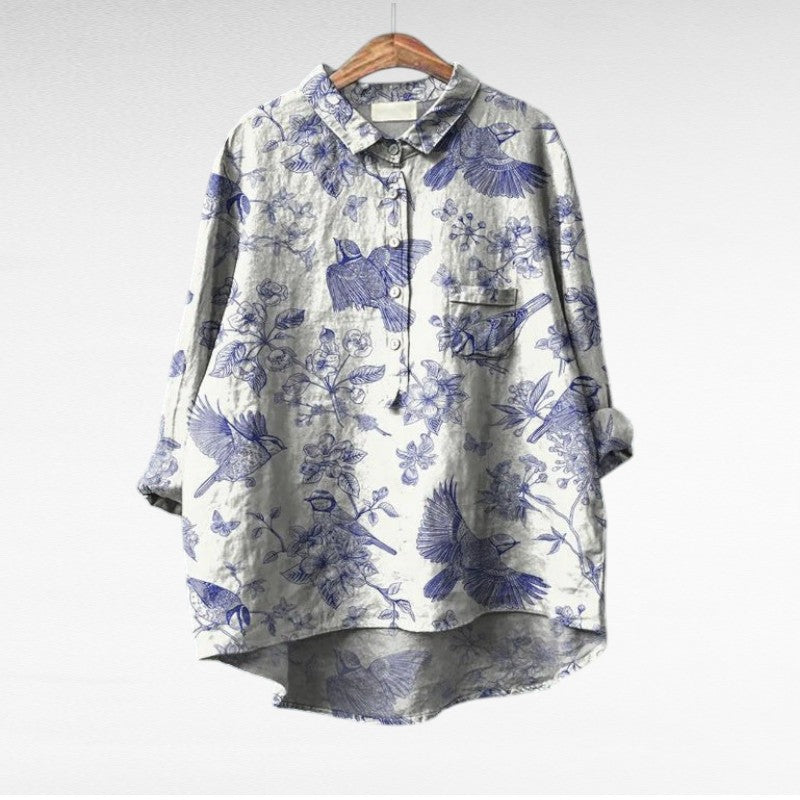 Mariangela™ | Elegante Blusa Estiva in Lino
