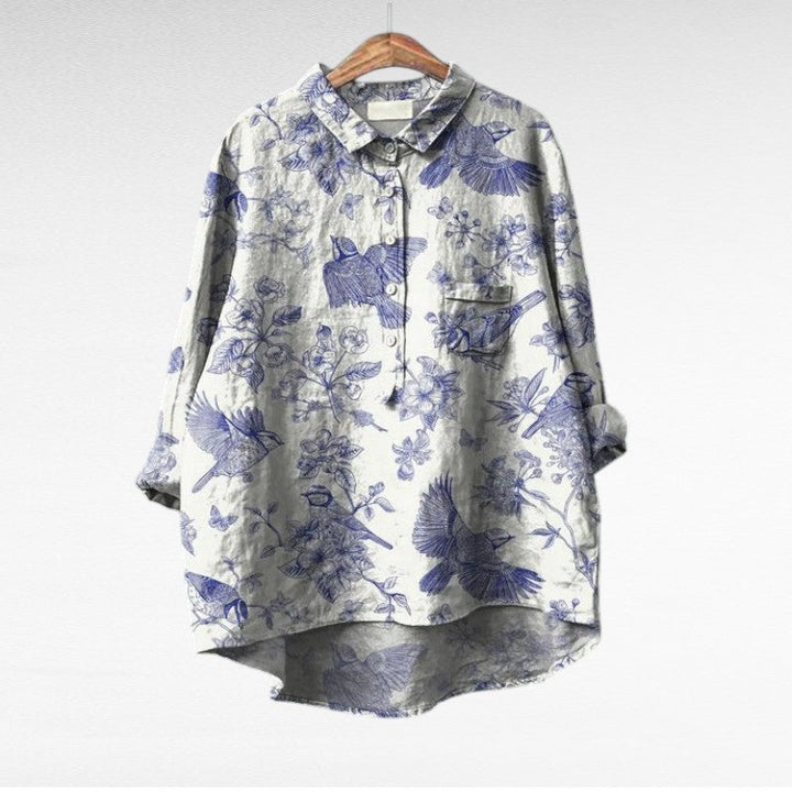 Mariangela™ | Elegante Blusa Estiva in Lino