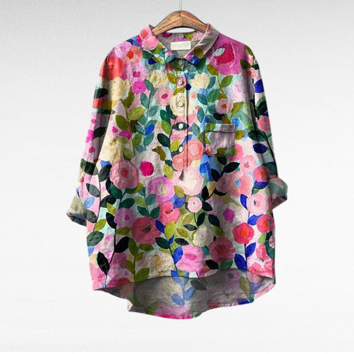Mariangela™ | Elegante Blusa Estiva in Lino