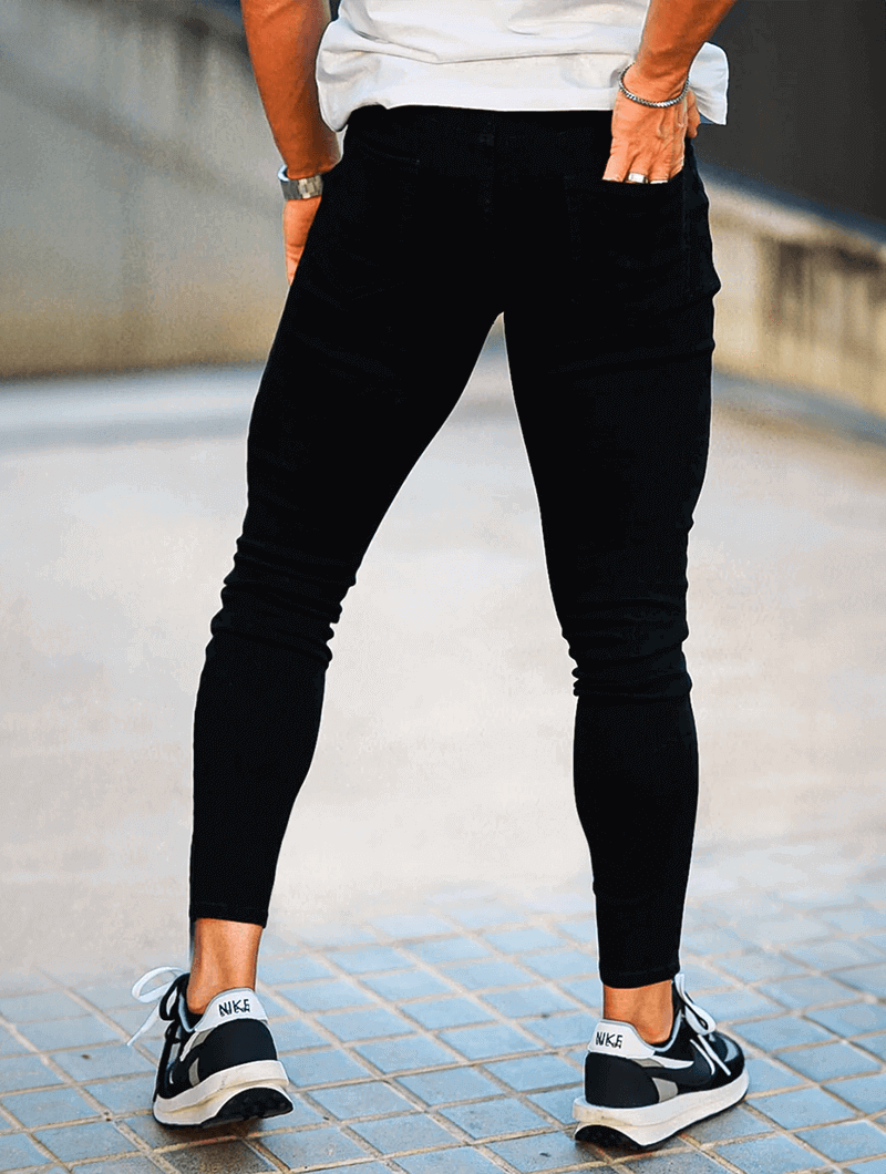 Marco™ | Jeans Paul Denim - Nero Strappati