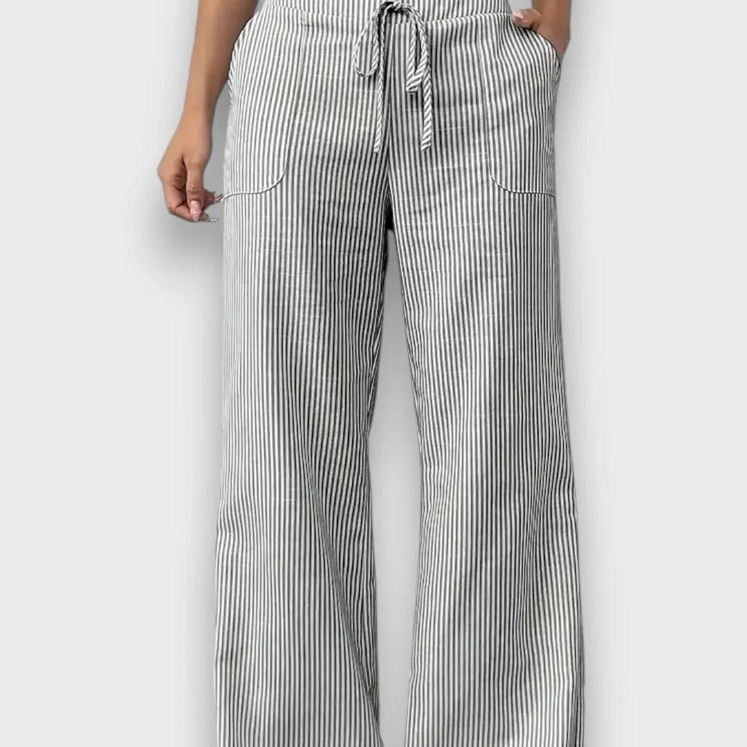Ofelia™ | Pantaloni con strisce sottili