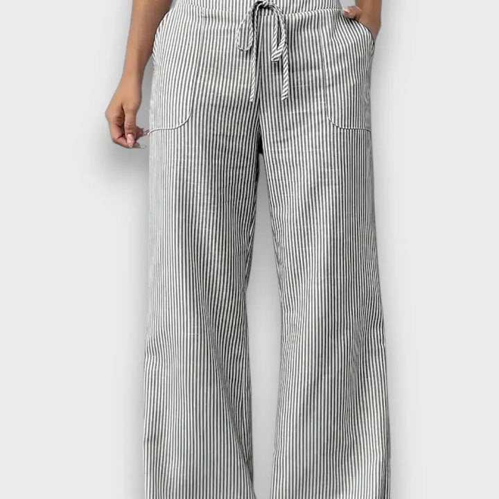 Ofelia™ | Pantaloni con strisce sottili