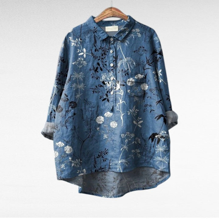 Mariangela™ | Elegante Blusa Estiva in Lino