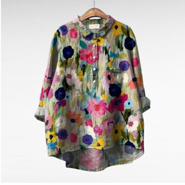 Mariangela™ | Elegante Blusa Estiva in Lino