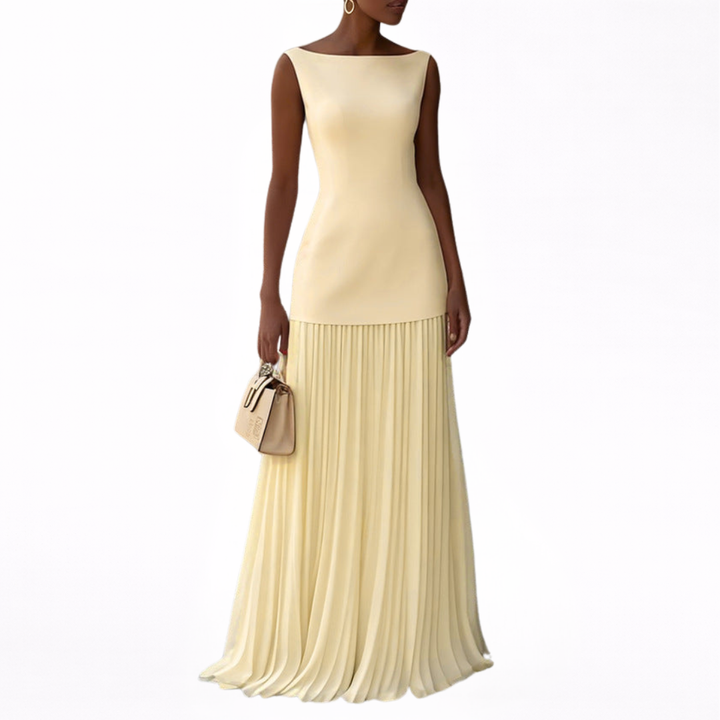 Floriana™ | Abito Maxi Plissettato