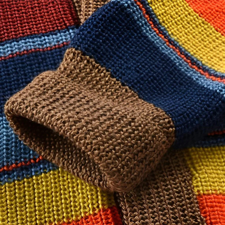 Cesare™ | Cardigan a righe retrò