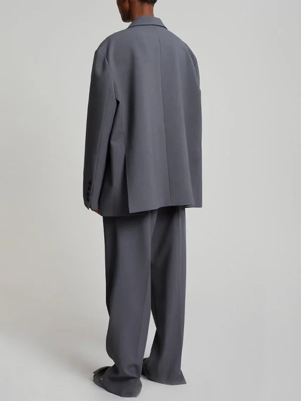 Sabrina™ | Blazer Grigio Oversize