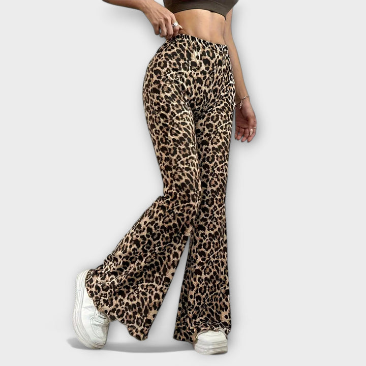 Clarita™ | Pantaloni Bootcut Leopardo