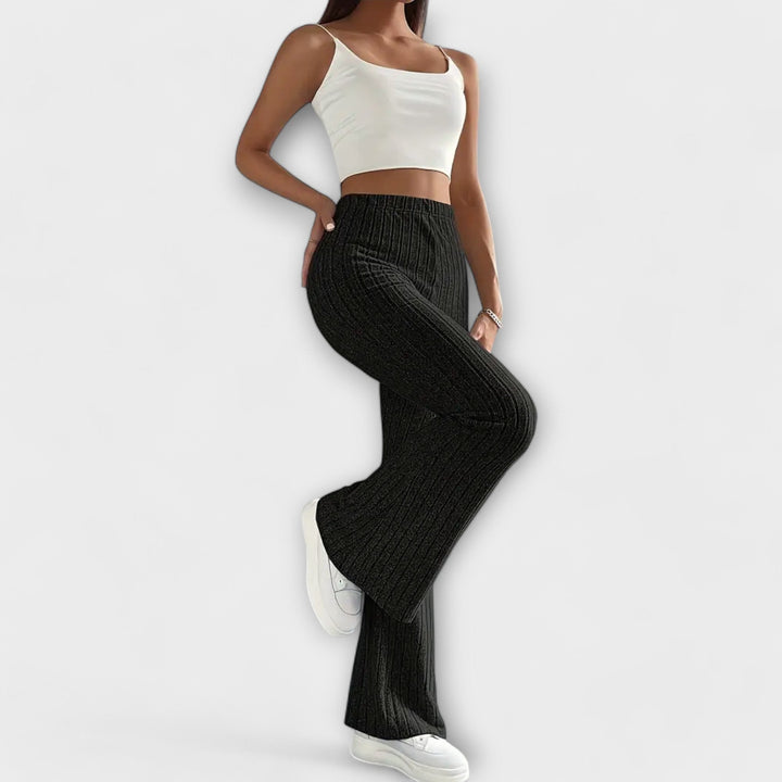 Filomena™ | Pantaloni svasati con struttura fine