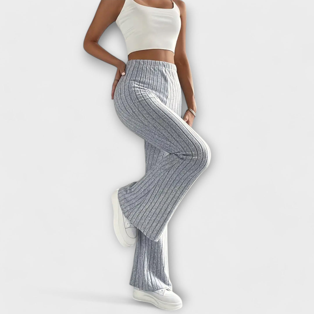 Filomena™ | Pantaloni svasati con struttura fine