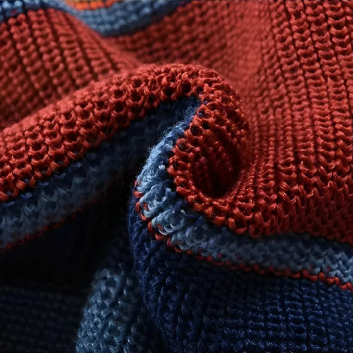 Cesare™ | Cardigan a righe retrò