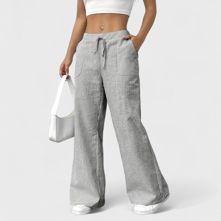 Margherita™ | Comodi pantaloni larghi con dettagli eleganti