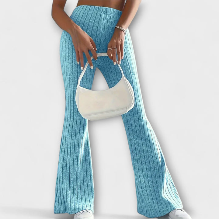Filomena™ | Pantaloni svasati con struttura fine