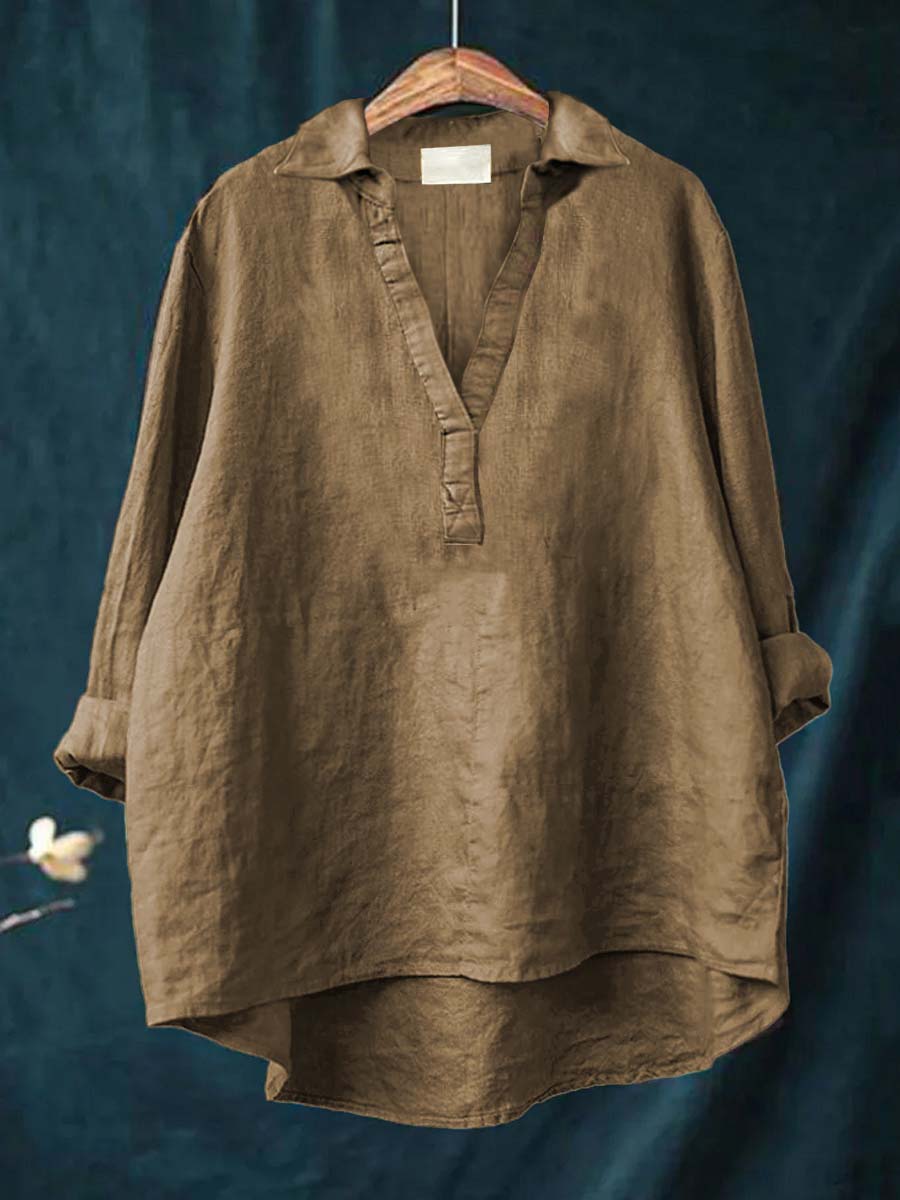 Gemma™ | Elegante Blusa Estiva in Lino