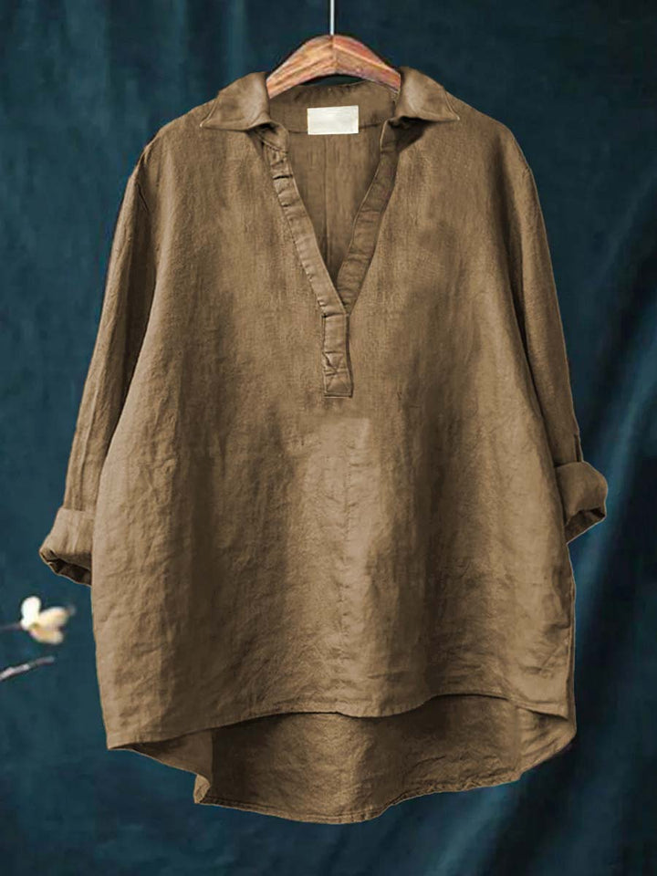 Gemma™ | Elegante Blusa Estiva in Lino