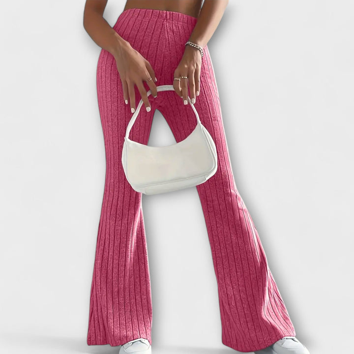 Filomena™ | Pantaloni svasati con struttura fine