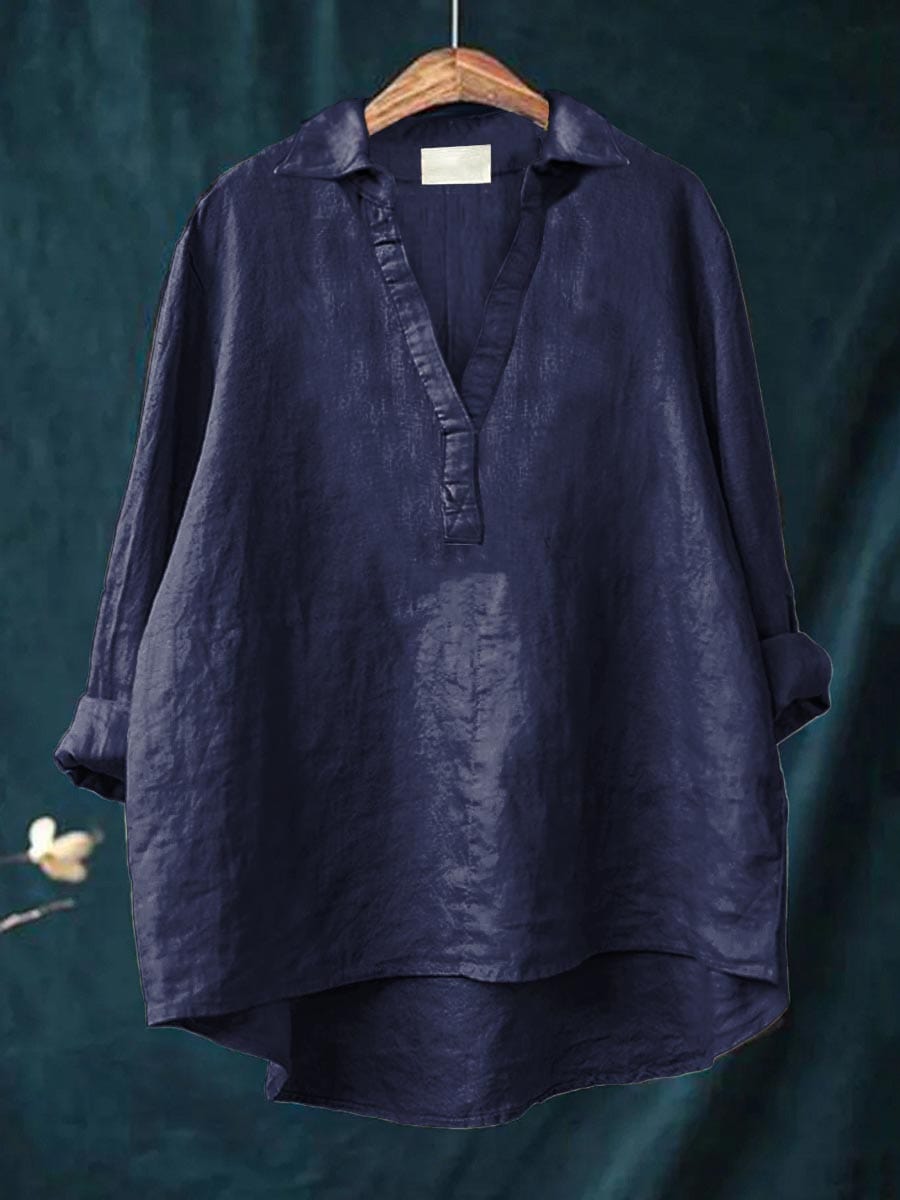 Gemma™ | Elegante Blusa Estiva in Lino