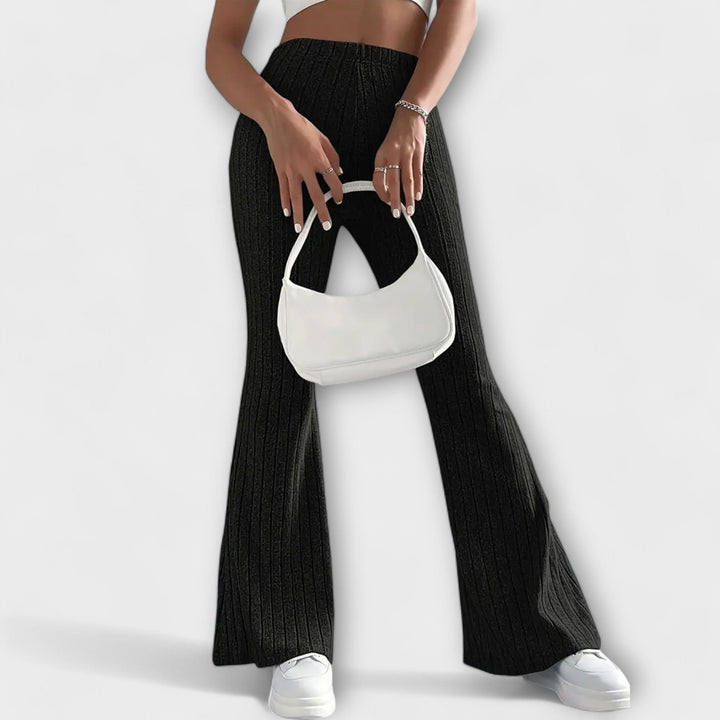 Filomena™ | Pantaloni svasati con struttura fine