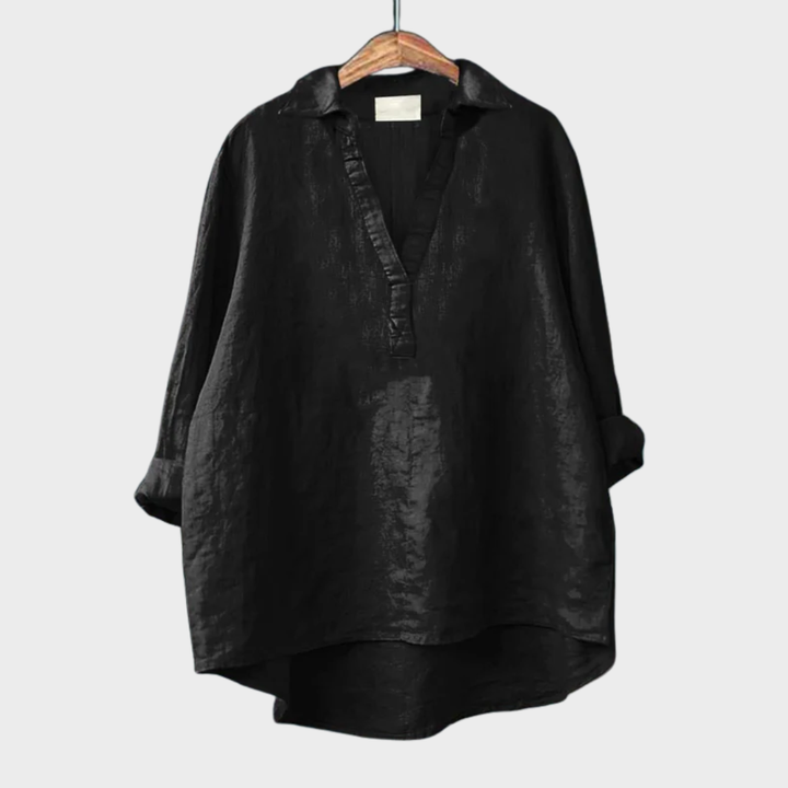 Gemma™ | Elegante Blusa Estiva in Lino